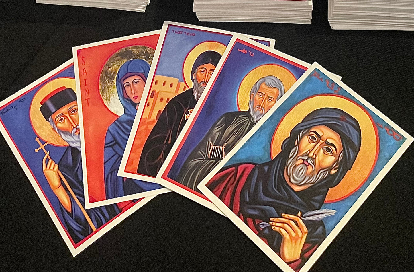 Pack of 5 Eastern Saint Cards