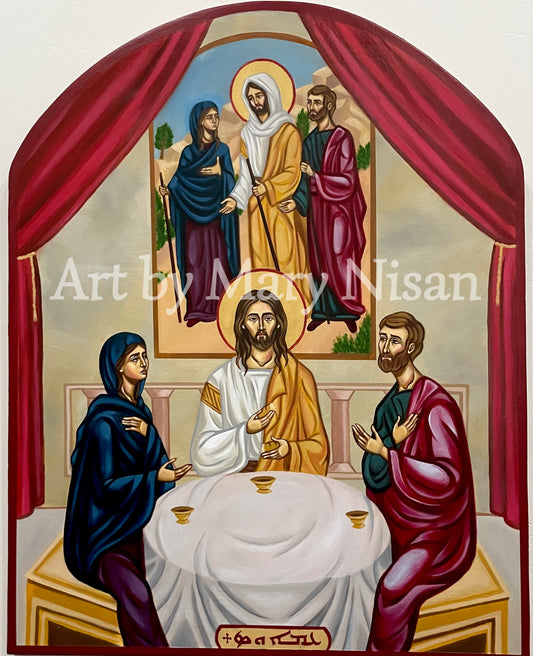 The Road to Emmaus Icon
