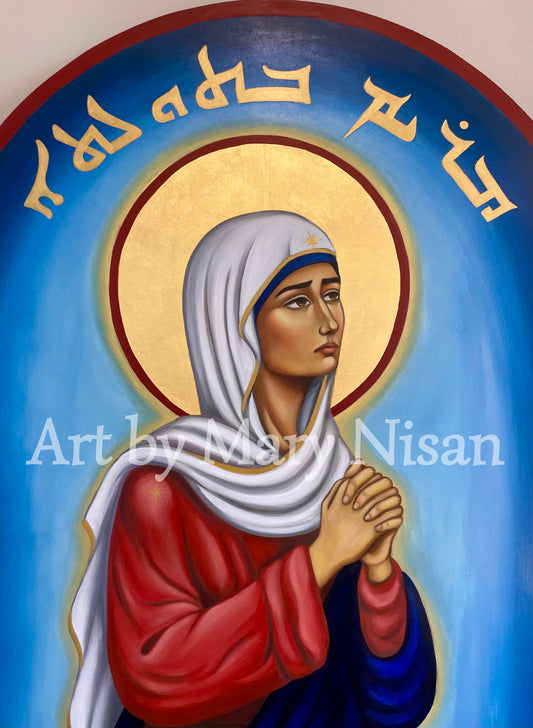 Virgin Mary Under the Cross - Icon