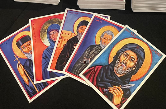 Pack of 5 Eastern Saint Cards